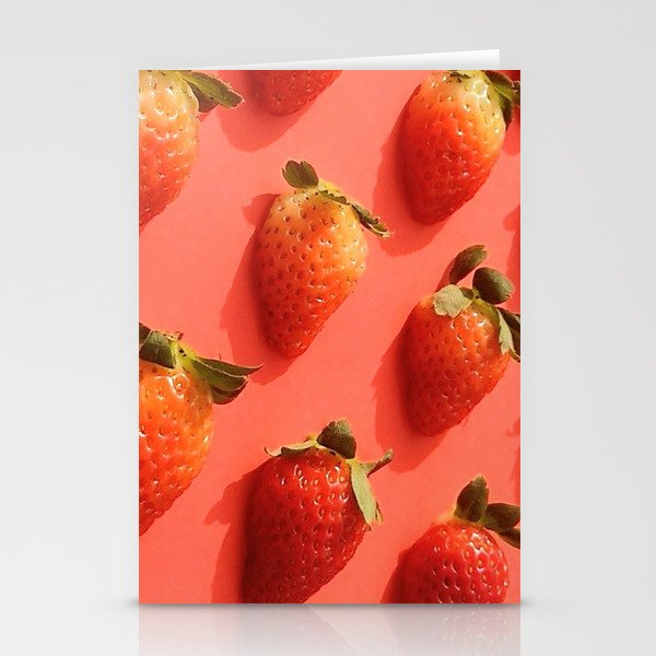 Pop Strawberry Stationery Cards