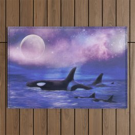 Beasts of the Primordial Sea Outdoor Rug