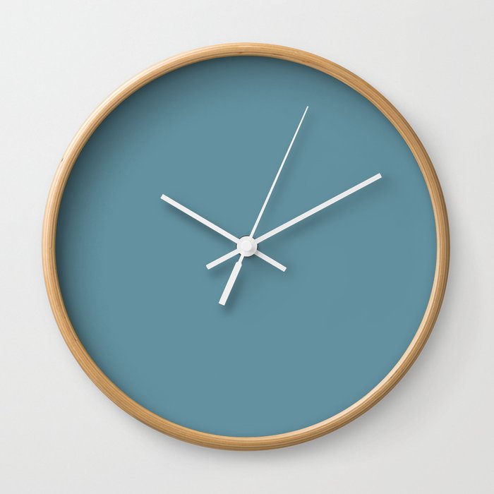 Tahitian Blue Wall Clock