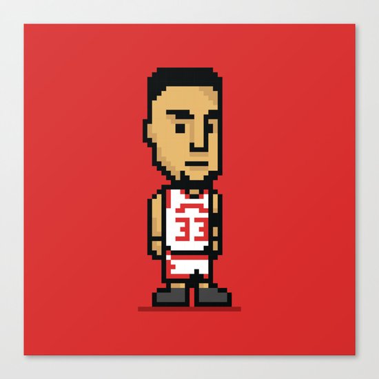 8-Bit: Scottie Pippen Canvas Print