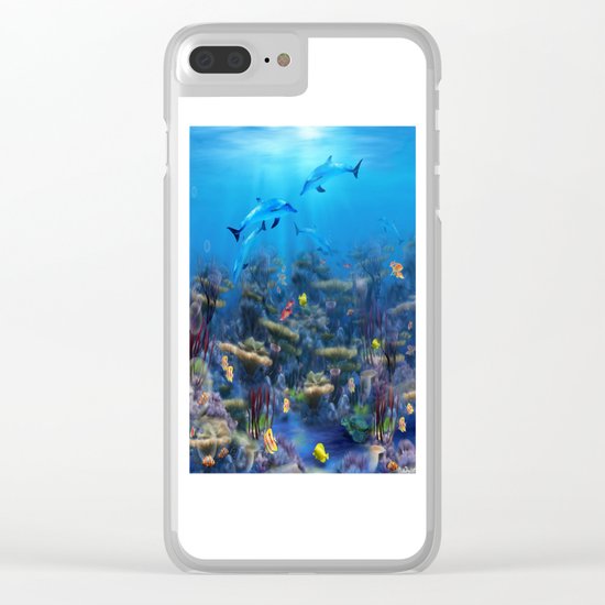 Lost Ocean Clear iPhone Case