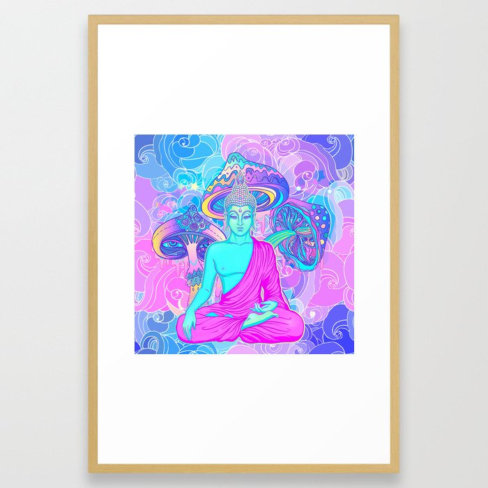 Magic Mushrooms Framed Art Print