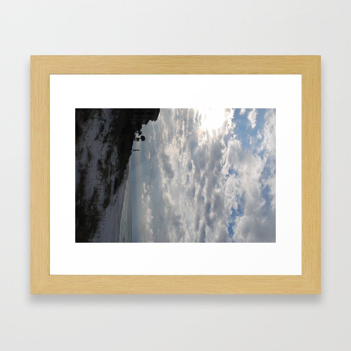 Life by the sea Framed Art Print