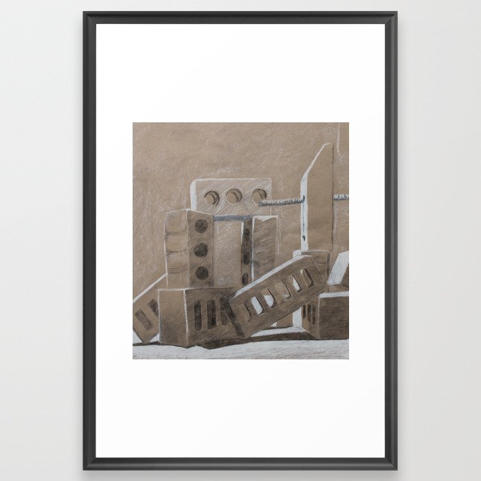 Blocks 1 Framed Art Print
