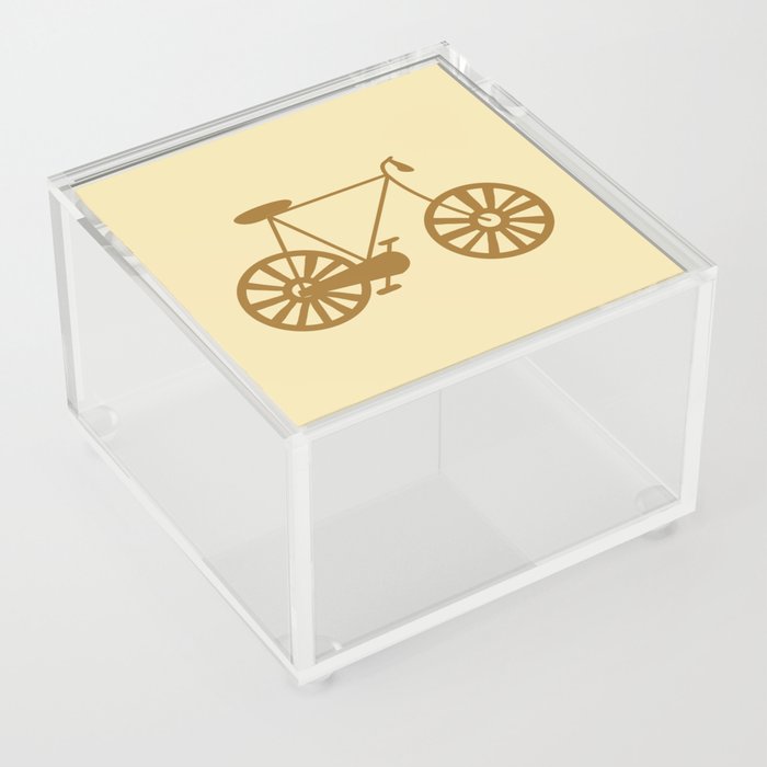 Road Bike Lover Print Pattern Acrylic Box