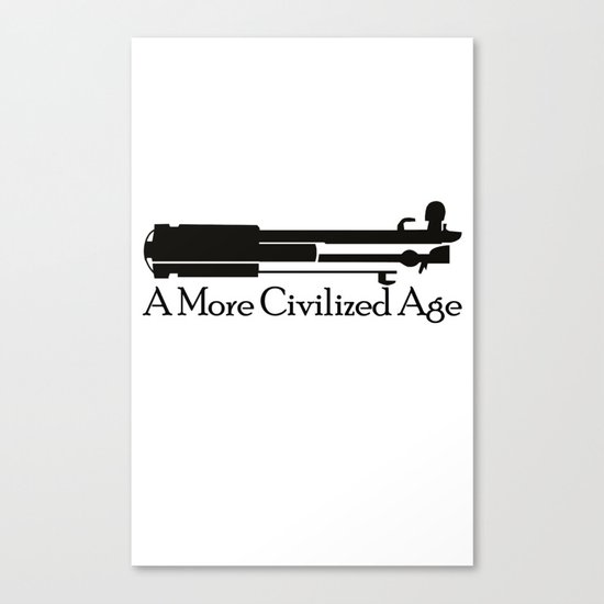 A More Civilized Age Canvas Print