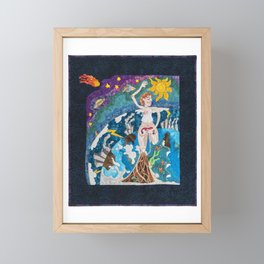 Climate Goddess Framed Mini Art Print