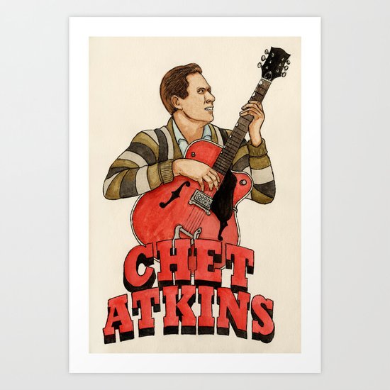 Chet Atkins Art Print