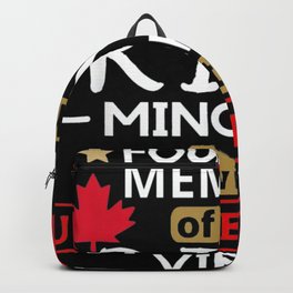 Fringe Minority With Unacceptable Views Backpack | With, Views, Graphicdesign, Fringe, Minority, Unacceptable 