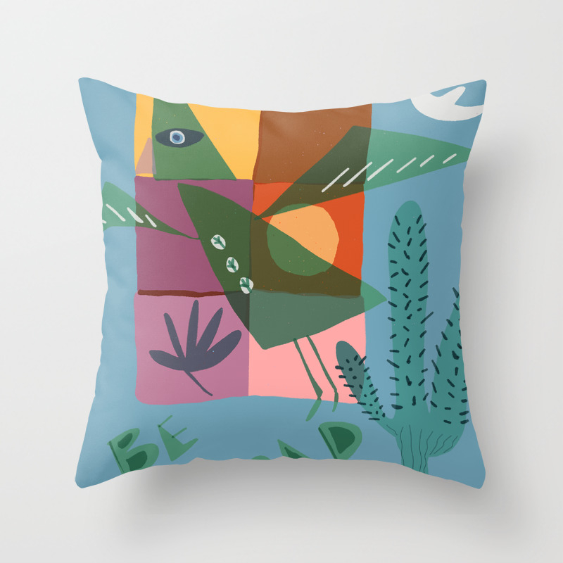 Be Bold Bird Throw Pillow By Osomebeamer Society6