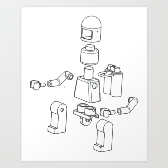 Spaceman 2 Art Print