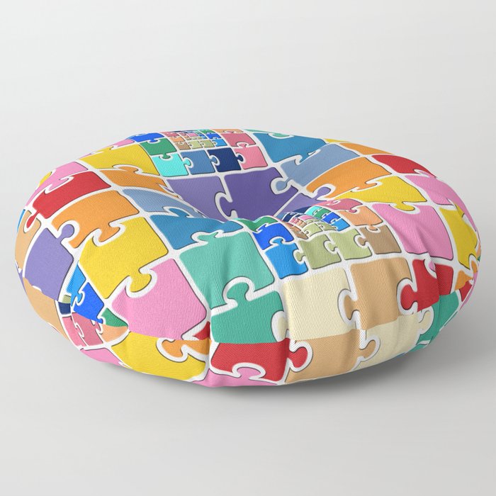 Puzzle Floor Pillow