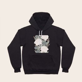 Spring Garden on Taupe Hoody