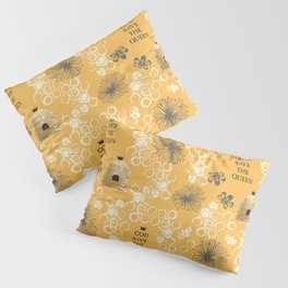 God Save the Queen - Bees Pillow Sham
