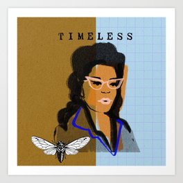 The Timeless Pachuca - Midcentury Mexican Woman Art Print