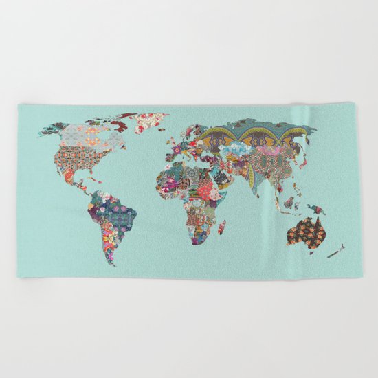 Louis Armstrong Told Us So (teal) Beach Towel