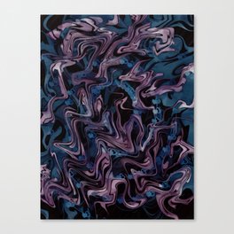 Purple Frog Rampage Canvas Print