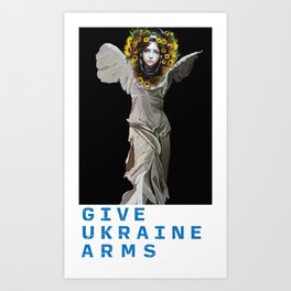Give Ukraine Arms Color Art Print