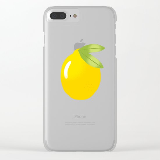LEMON Clear iPhone Case