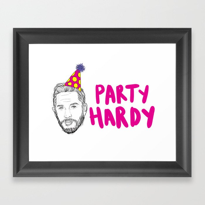 party (tom) hardy Framed Art Print