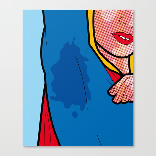 The secret life of heroes - Super Sweat Canvas Print