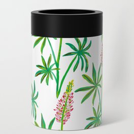 Pink WildFlower Can Cooler