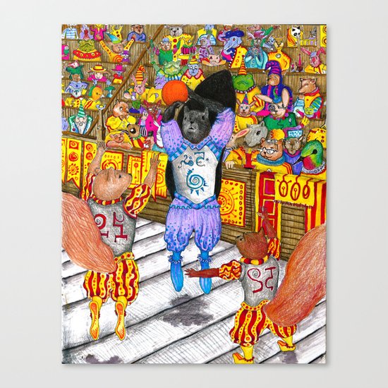 Norbel Semaj Canvas Print