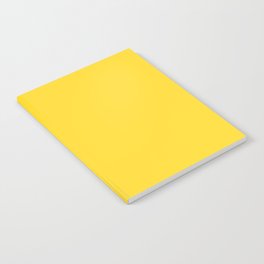 Bright Mid-tone Yellow Solid Color Pairs Pantone Vibrant Yellow 13-0858 / Accent Shade / Hue  Notebook