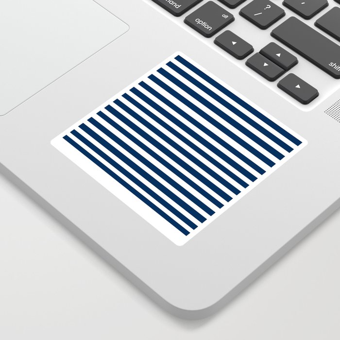 Navy-White ( Stripe Collection ) Sticker