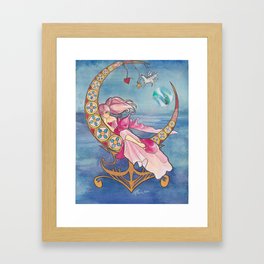 Princess Chibi Moon Framed Art Print