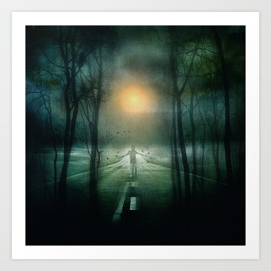 End of the Road Art Print
