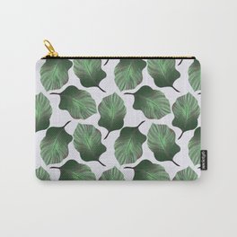 Canna Tropicanna Leaves in Green Carry-All Pouch