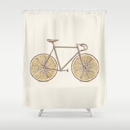 Velocitrus (color version) Shower Curtain