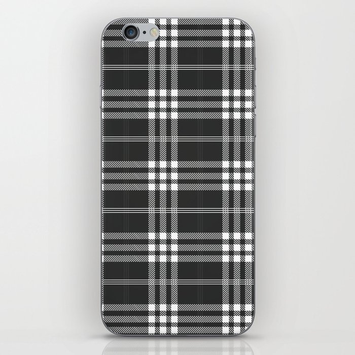 Black and White Flannel iPhone Skin