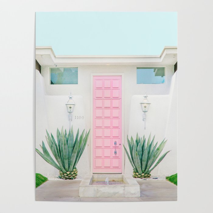 The Pink Door, Palm Springs, California Poster
