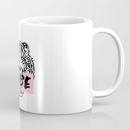 Tiger with pink star eyes and babe quote girl gift Coffee Mug