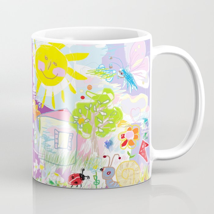 My Happy World Doodle For Children Room Nursery Home Decor Coffee Mug By Canisart Society6