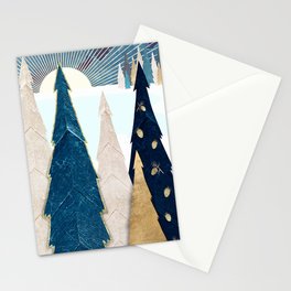 Winter Trees Stationery Card