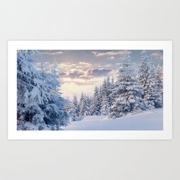 Snow Paradise Art Print