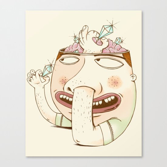 Diggin' for Diamonds Canvas Print
