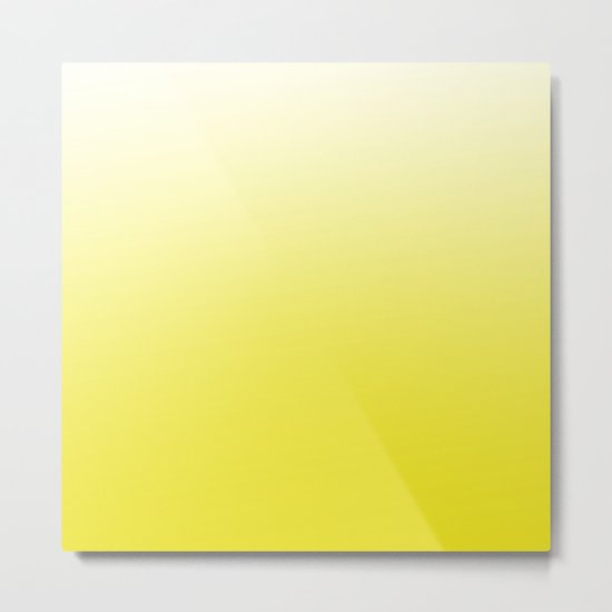 Simply sun yellow color gradient - Mix and Match with Simplicity of Life Metal Print