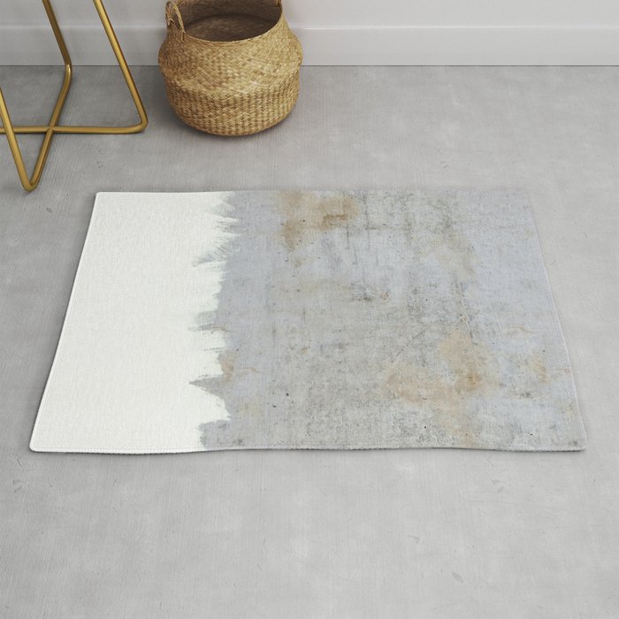 Painting on Raw Concrete Rug