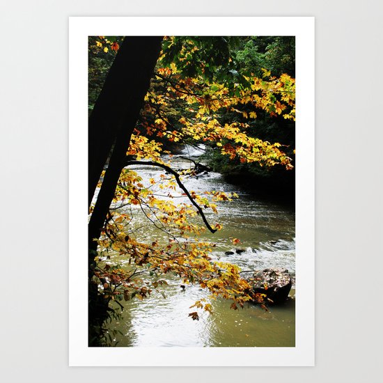 Runs through it. Art Print