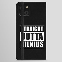 Straight Outta Vilnius iPhone Wallet Case