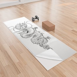 chinese dragon tattoo japanese dragon drawing dragon ink dragon Yoga Towel