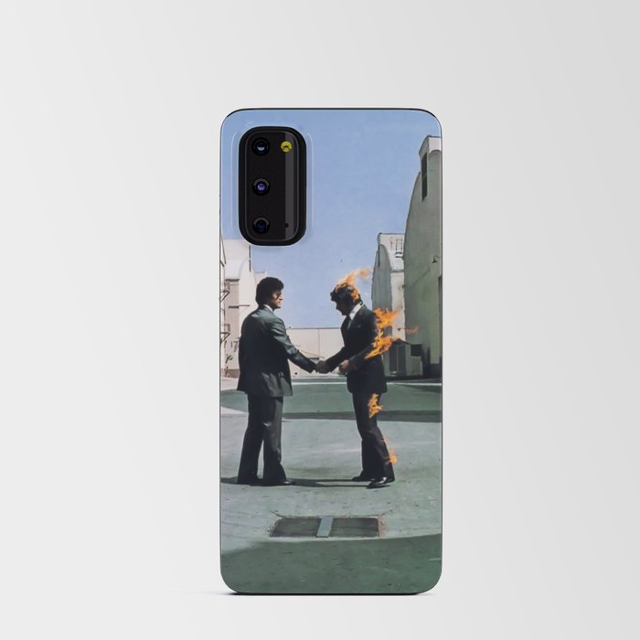 Wish You Were Here Pink Shake Hands Floyd Rock Band Android Card Case