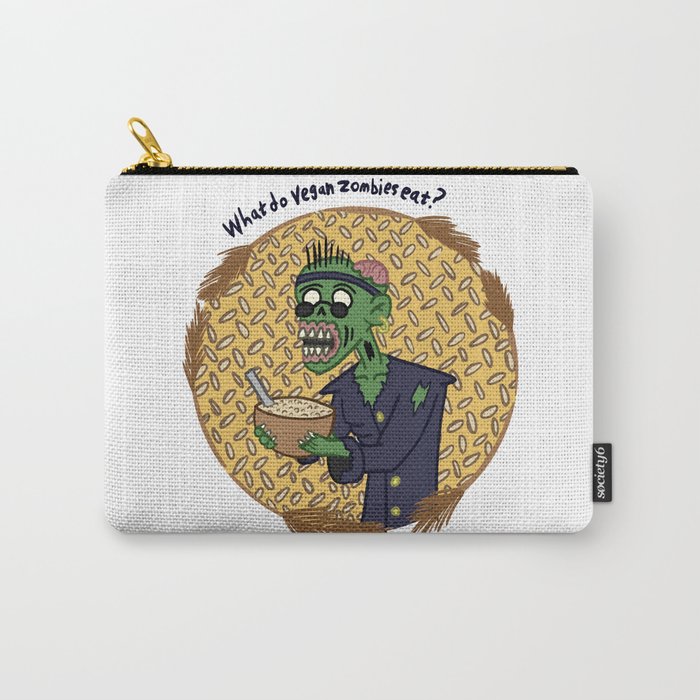 Vegan Zombies Carry-All Pouch