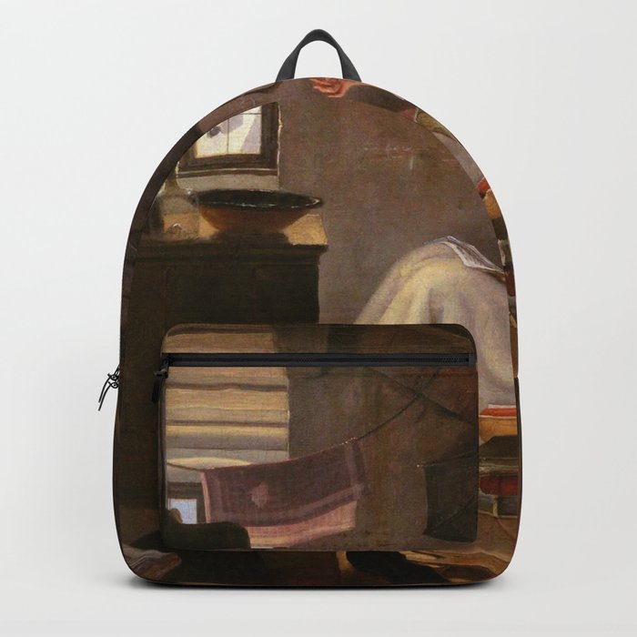  The Poor Poet - Carl Spitzweg ( Der arme Poet) Backpack