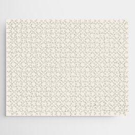 Westhighland White solid color. Pale cream color plain pattern  Jigsaw Puzzle