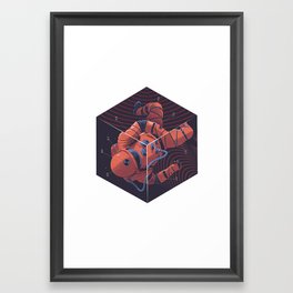 Cube Framed Art Print